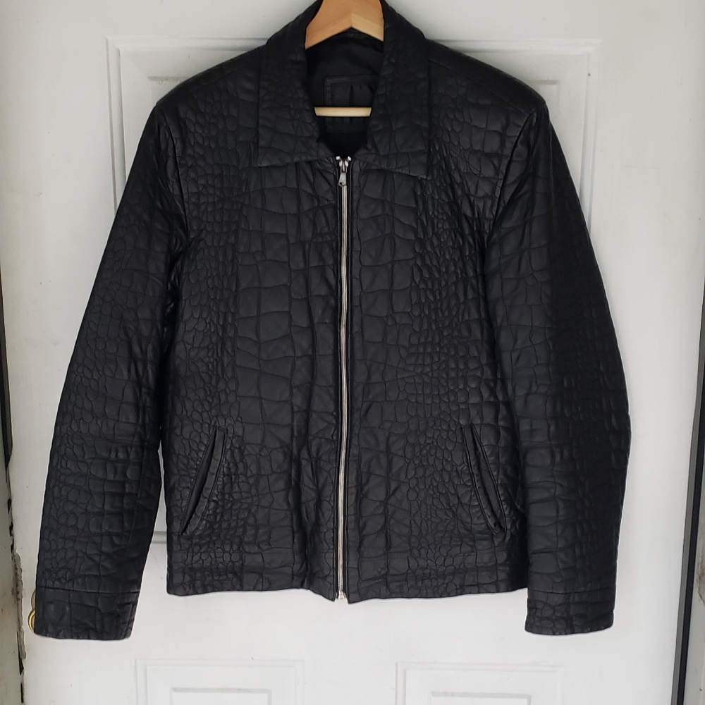 One of a kind=Emilio Guido=100%Leather jacket